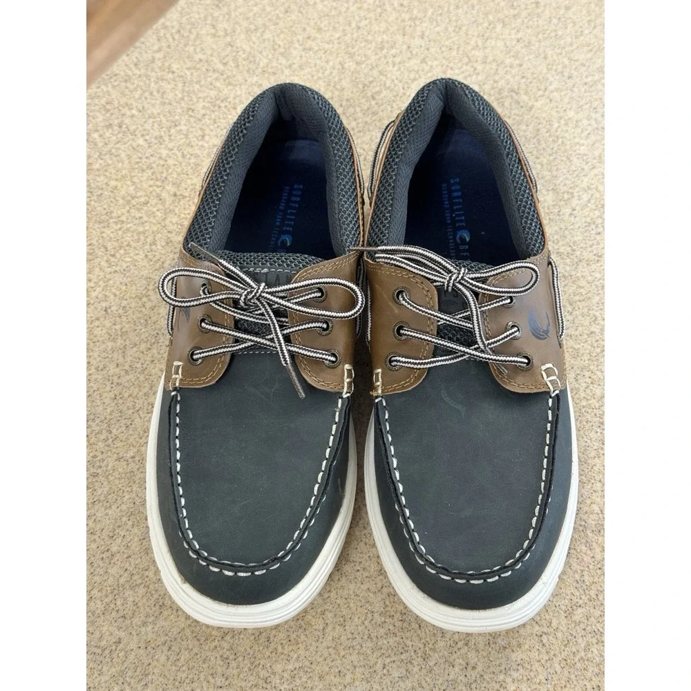 Island Surf Surflite RFT Green Brown Deck Boat Shoes Size 12 Sail Lite